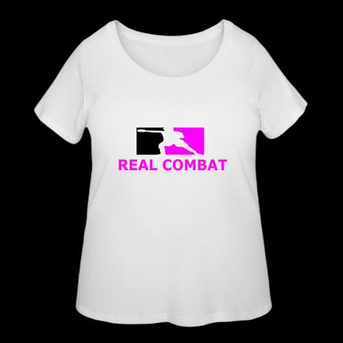 RCM MMA & BOXING Pink - Women's Curvy T-Shirt