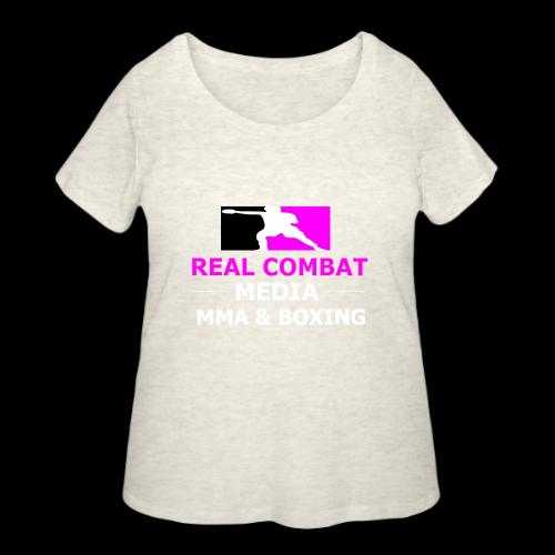 RCM MMA & BOXING Pink - Women's Curvy T-Shirt