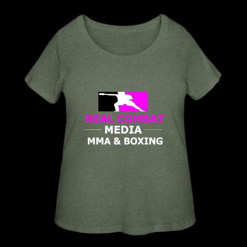 RCM MMA & BOXING Pink - Women's Curvy T-Shirt