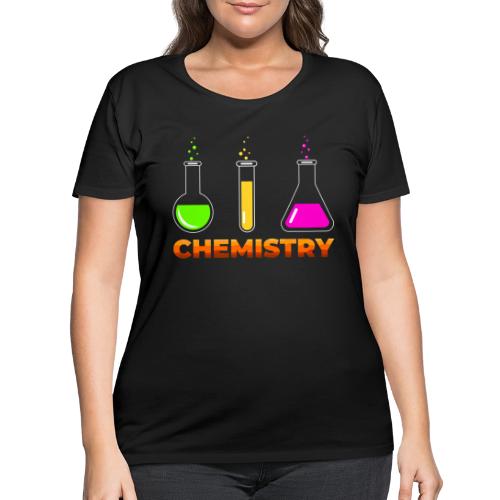 Chemistry: Elements in Motion - Women's Curvy T-Shirt