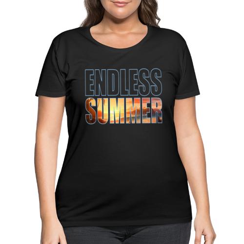 Golden Summer Vibes - Women's Curvy T-Shirt