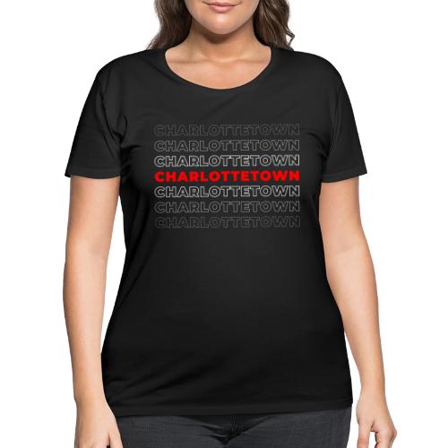 Charlottetown Character - Women's Curvy T-Shirt