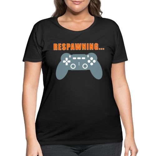 Respawning Gamer Controller Design - Women's Curvy T-Shirt