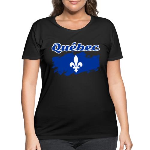 La fête nationale du Québec - Women's Curvy T-Shirt