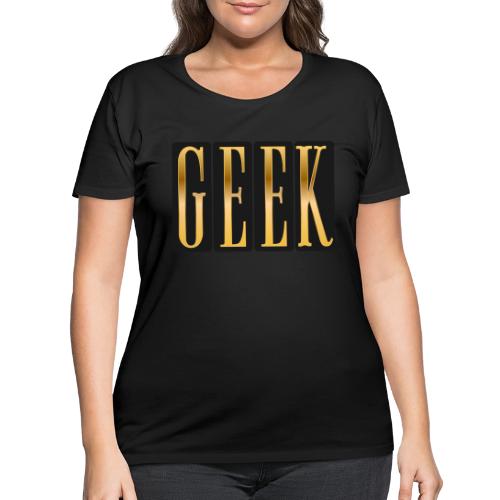 Proudly Geek - Women's Curvy T-Shirt