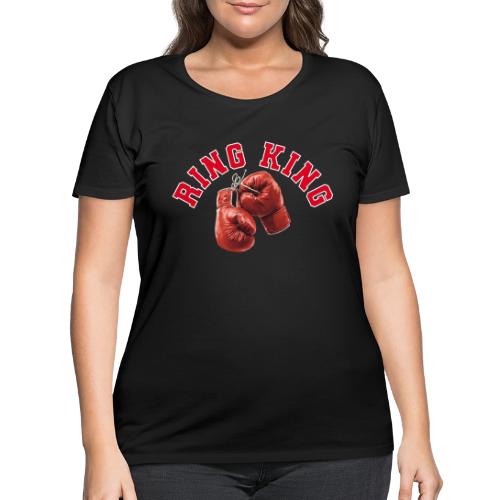 Boxing: Ring King Glory - Women's Curvy T-Shirt