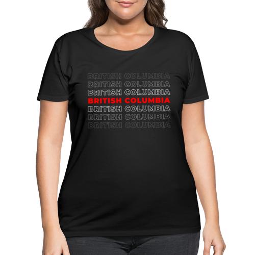 British Columbia Bold - Women's Curvy T-Shirt