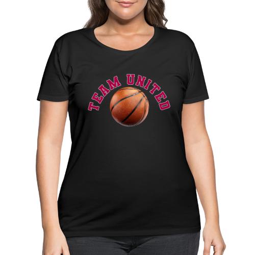 Team United Basketball Unity Design - Women's Curvy T-Shirt