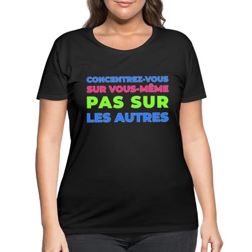 Refocus - Women's Curvy T-Shirt