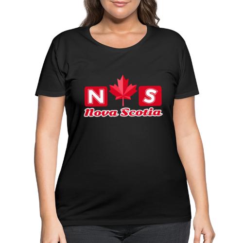 Nova Scotia, province of Canada - Women's Curvy T-Shirt