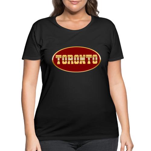 Toronto Gold Edition - Women's Curvy T-Shirt
