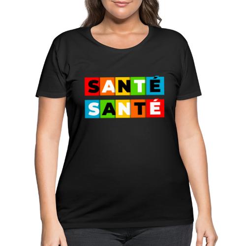 Santé en couleurs - Women's Curvy T-Shirt