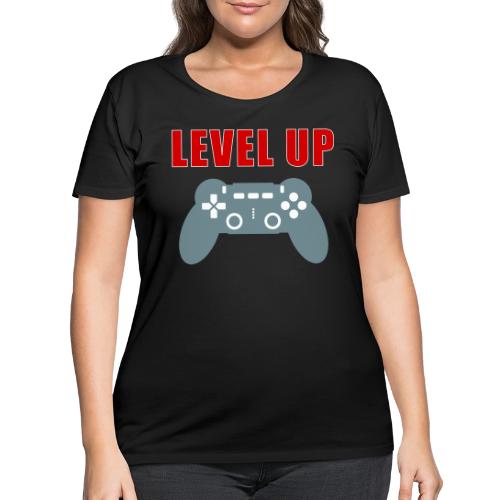 Level Up Gamer Controller Apparel - Women's Curvy T-Shirt