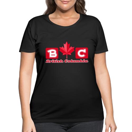 British Columbia, province of Canada - Women's Curvy T-Shirt