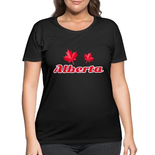 Alberta, province of Canada - Women's Curvy T-Shirt