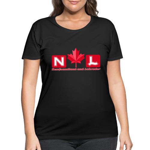 Newfoundland and Labrador, province of Canada - Women's Curvy T-Shirt