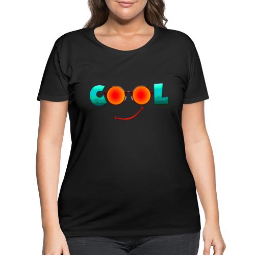 Stay Cool Chill Vibes Design - Women's Curvy T-Shirt