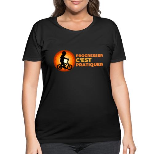 On the Move Towards Progress - Women's Curvy T-Shirt