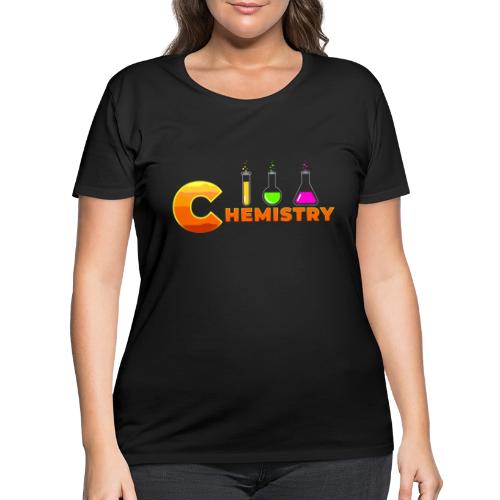 Chemistry: Molecular Magic - Women's Curvy T-Shirt