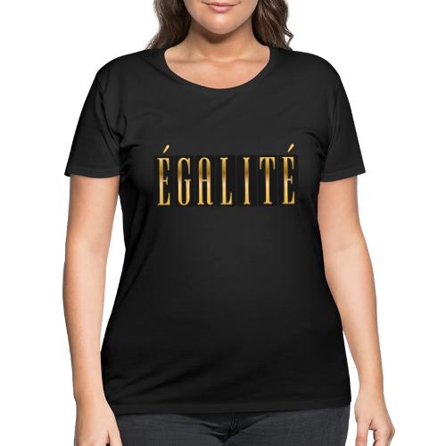 Égalité Dorée - Women's Curvy T-Shirt