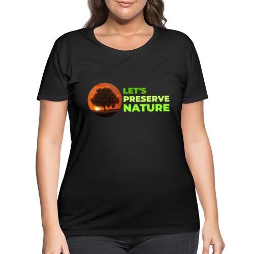 Nature protection - Women's Curvy T-Shirt