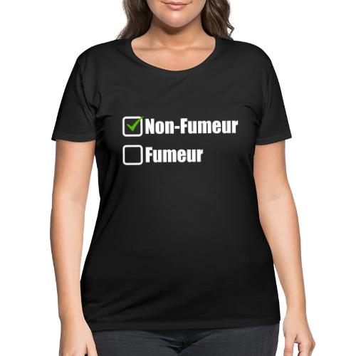 Non-smoker - Women's Curvy T-Shirt