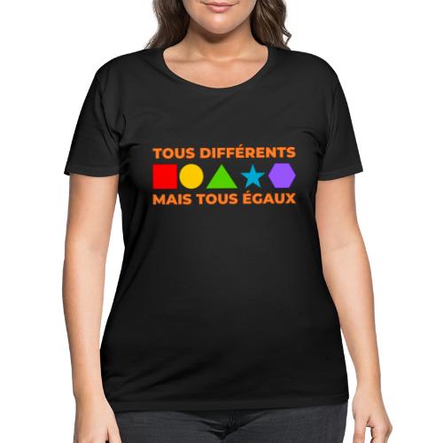 United in Our Differences - Women's Curvy T-Shirt