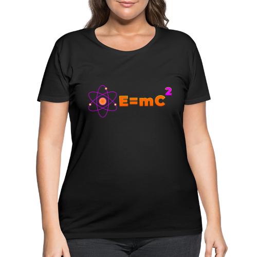 E = mc² - Women's Curvy T-Shirt