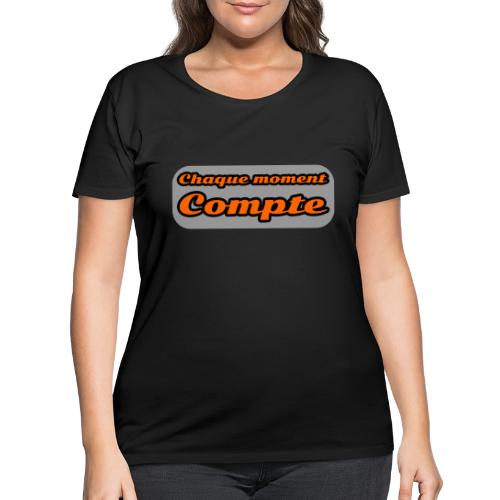 Every moment counts - Women's Curvy T-Shirt