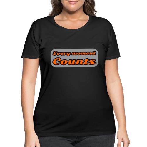 Every moment counts - Women's Curvy T-Shirt