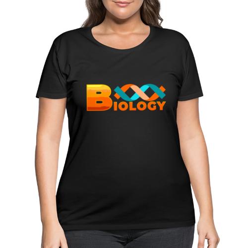 Biology: Life Unfolded - Women's Curvy T-Shirt