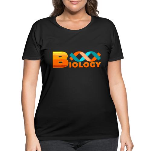 Biology: Life Unfolded - Women's Curvy T-Shirt