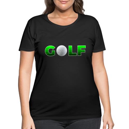 Golf Precision Wordmark - Women's Curvy T-Shirt