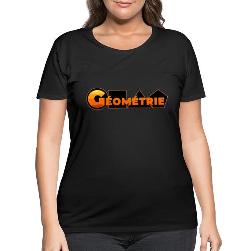 Geometry: Shapes and Figures - Women's Curvy T-Shirt