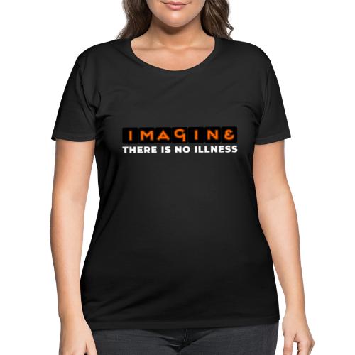 Imagine there is no illness - Women's Curvy T-Shirt