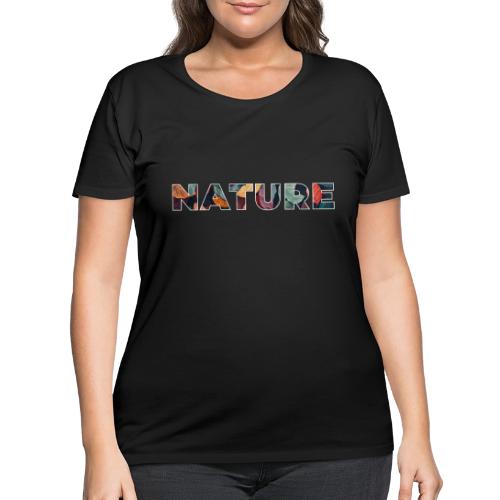 Nature in Every Letter - Women's Curvy T-Shirt