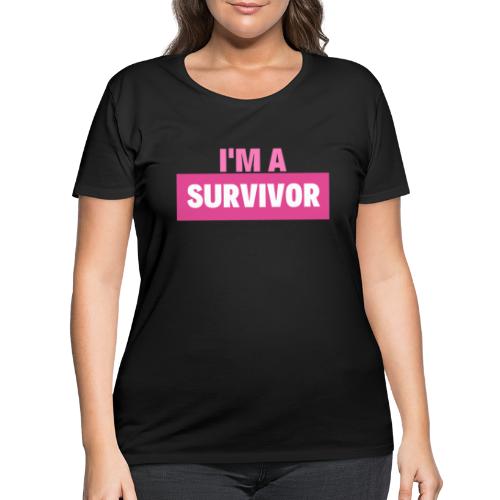 I'm A Survivor - Women's Curvy T-Shirt