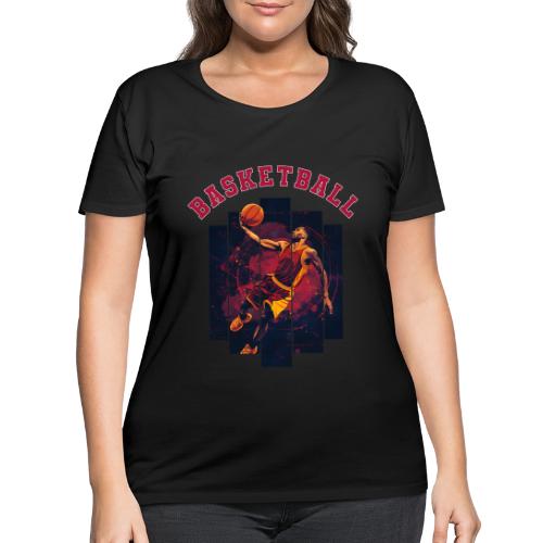 Basketball Spirit - Women's Curvy T-Shirt