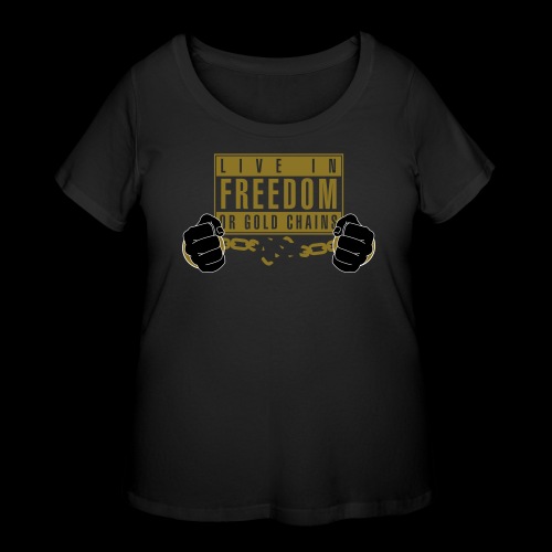 Live Free - Women's Curvy T-Shirt