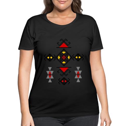 Amazigh Symbols - Women's Curvy T-Shirt