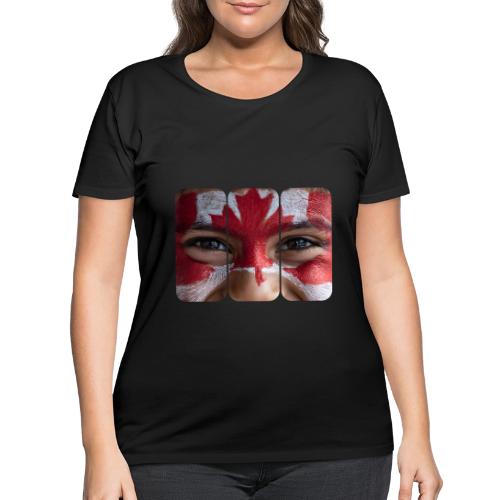 Proudly Canadian - Women's Curvy T-Shirt