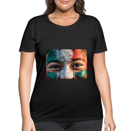 Colors of México - Women's Curvy T-Shirt