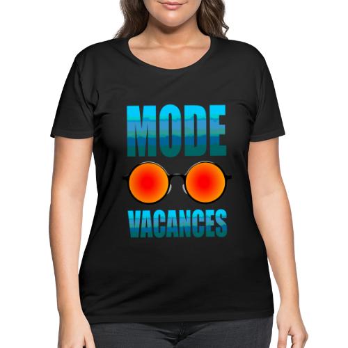 Vacation Mode Enabled - Women's Curvy T-Shirt