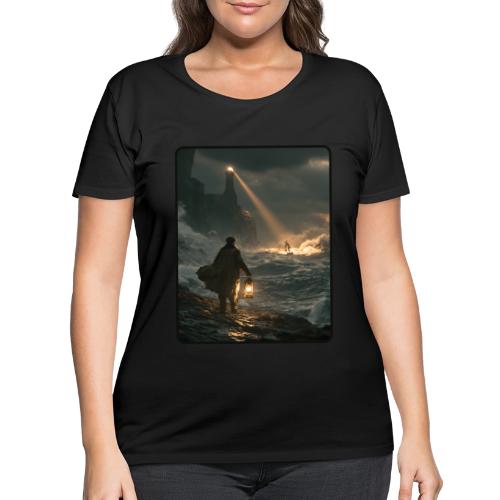 The Lone Lightkeeper's Beacon - Women's Curvy T-Shirt