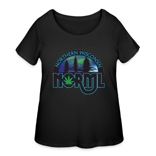Northern Wisconsin NORML Official Logo - Women's Curvy T-Shirt