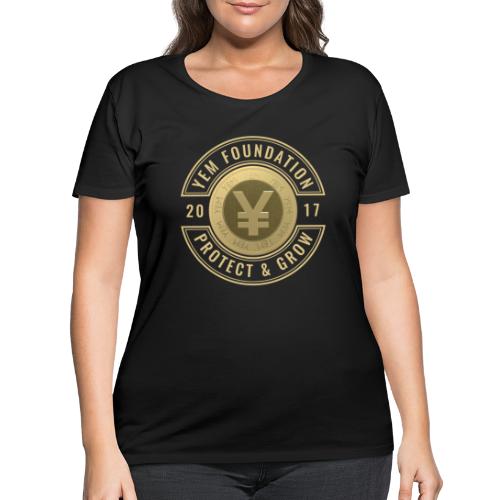 YEM FOUNDATION PROTECT & GROW - Women's Curvy T-Shirt