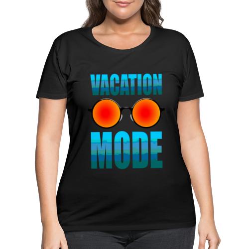 Vacation mode: Ocean Vibes On - Women's Curvy T-Shirt