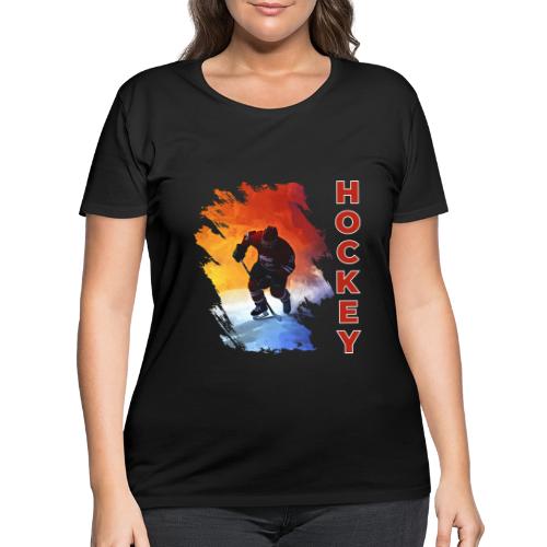 Hockey Energy - Women's Curvy T-Shirt