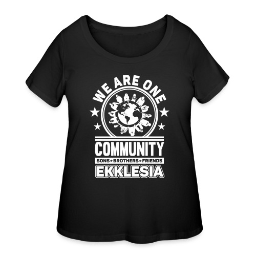 WAO-Global Community - Women's Long Sleeve -T-Shir - Women's Curvy T-Shirt
