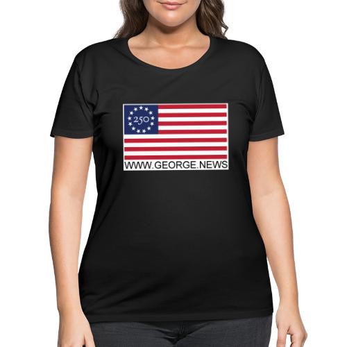 GEORGE 250 PATCH - Women's Curvy T-Shirt